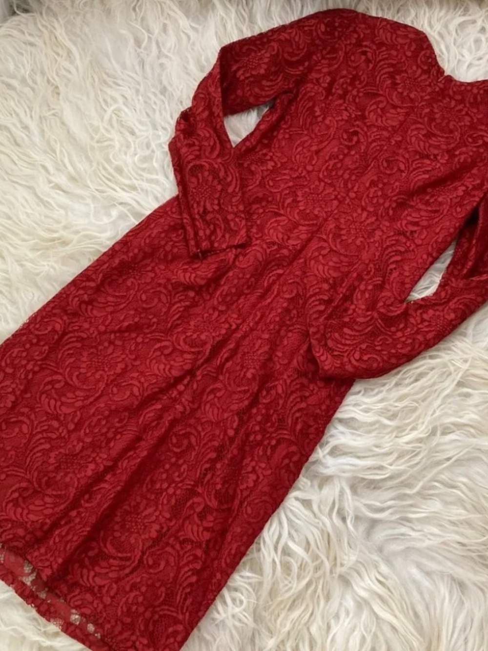 Sachin & Babi Amelie Lace Pattern Knee-Length Dress 1681 - Picture 9 of 12